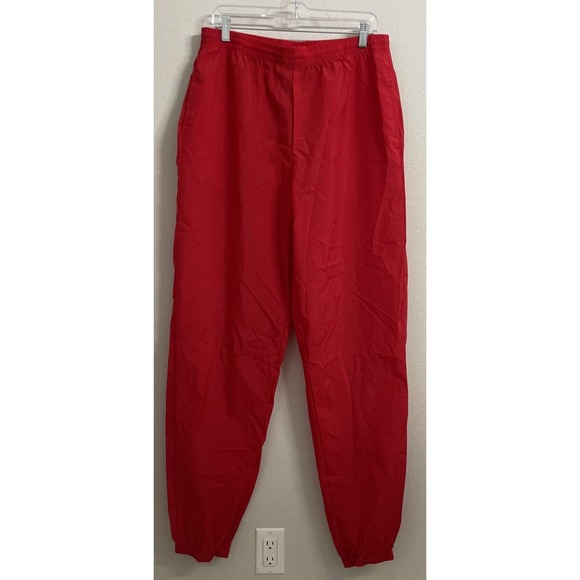 Marlboro Other - Vintage 90s Marlboro Adventure Team Red Track Pants Size‎ L Nylon Windbreaker